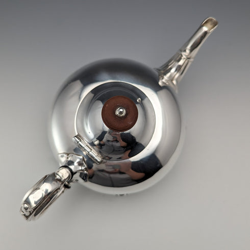 Early 20th Century British Vintage Silver Plate Bachelor Teapot